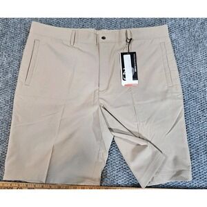 Zero Restriction Golf Shorts Men 40‎ Stretch Performance Beige Tan Links Tech